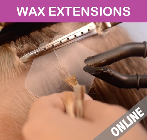 uitstulping levenslang levend Wax extensions thuisstudie de volledige cursus bij Online Hair Academy